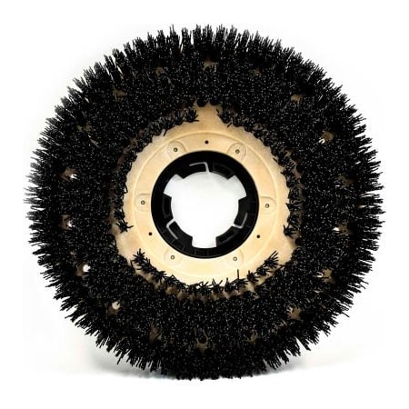 The Malish Corporation Malish 15" MAL-GRIT Grit Brush w/NP-9200 Clutch Plate, Black 813215NP